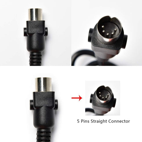 Up and Down 4 Button 5pin Roll Line 180° Electric Sofa Remote Hand Control for Lift Chair or Power Recliner...