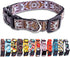 Dog Collars for Small Medium & Large Dogs - Female and Male dogs Patterns on Long Lasting, Adjustable, Strong and Durable Collars for Dogs Stockin...