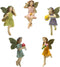 5 Pcs Fairy Garden Accessories Miniature Fairies Figurines Resin Garden Ornaments Fairy Decor for Outdoor Garden Lawn Home and Pot Plants Decorati...