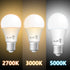 AmeriTop A19 LED Light Bulbs- 6 Pack, Efficient 14W(100W Equivalent) 1600 Lumens General Lighting Bulbs, UL Listed, Non-Dimmable, E26 Standard Bas...