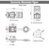 2 Pin Connector, Waterproof Solder Wire Connectors, Aviation Plastic Connector for Industrial, Power, Car, and Other Indoor/Outdoor Male-Female Co...