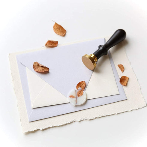 UNIQOOO Frosted Translucent Vellum Glue Gun Sealing Wax Sticks for Wax Seal Stamp - Great for Wedding Invitations, Cards Envelopes, Snail Mails, C...