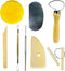 ARTIST'S BEST 8 Piece | Wheel Throwing Pottery Tool Kit | Ceramic Clay Tools Set | Clay Wax Pottery Tool Kit |Ceramics Wax Carving Sculpting Model...