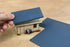 10 Pcs Miniature Roof Tiles Model Tiles for DIY Architecture Building Model Railway Fairy Garden Sand Table Scene Scenery (Gray)...