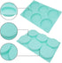 6-Cavity Large Cake Molds Silicone Round Disc Resin Coaster Mold Non-Stick Baking Molds, Mousse Cake Pan, French Dessert, Candy, Soap (Green)...