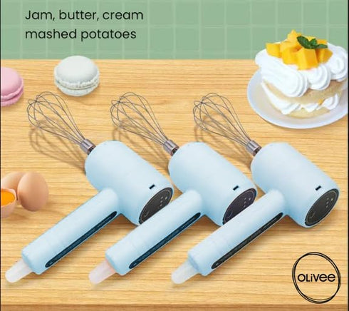 Electric Hand Mixer Egg Beater USB Rechargeable...