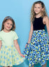 McCall's Patterns M7345 Children's/Girls' Straight, Handkerchief or High-Low Hem Skirts, CHJ (7-8-10-12-14)...