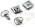 HTTMT MT278-CD 15mm Chrome Quick Release Fasteners Fairing Bolts Studs Quarter Turn + Clips...