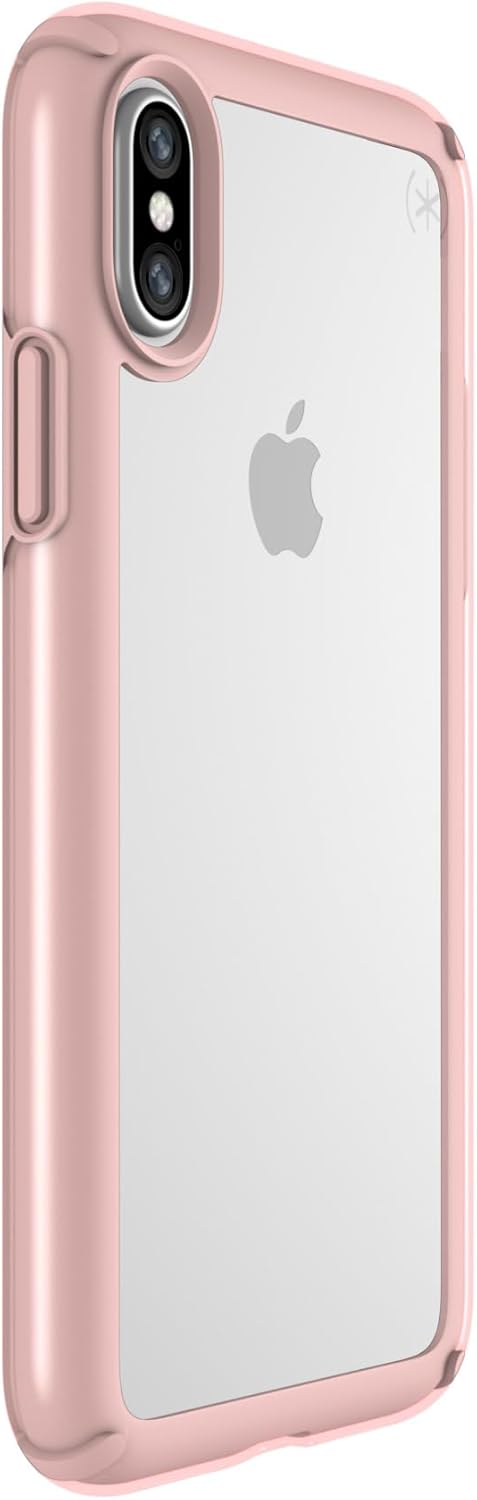 Speck Products Presidio Show iPhone Xs/iPhone X Case, Clear/Rose Gold...