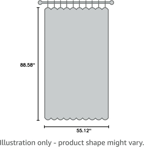 ZebraSmile 1 Panel Tab Top Curtains for Bedroom Sheer Drapery Semi Sheer Curtain Sheer Drape Curtains for Living Room Semi Sheer Curtain Kitchen S...