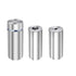 1/2” Dia x 2” L Standoffs Screws for Acrylic, Silver Sign Standoff Wall Mounts Hardware 16 Pack, Stainless Steel Stand Off Holder for Glass Board ...