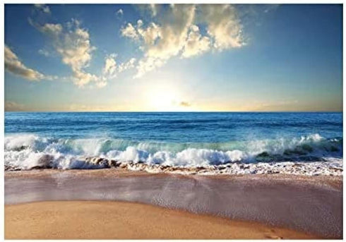 The Art Stop PHOTO SEASCAPE BEACH SAND OCEAN SURF WAVES PRINT F12X5440...
