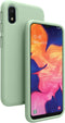Silicone Case for Samsung Galaxy A10e - Gel Rubber Full Body Protection, Shockproof, Slim Fit, Drop Protection (Green)...
