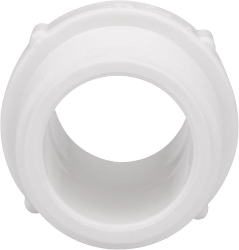 20Pack 3/4 Inch PVC Nipple Male Thread Coupling Adapter Connector (Male x Male) 3/4" PVC NPT Male Thread Coupling Pipe Fitting for Thread plumbing...