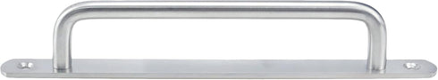 2 PCS Pull Push Door Handle,Metal Commercial Door Handle Door Pulls,Stainless Steel Heavy Duty Barn Door Pulls with Mounting Screws (Silver,224x19...