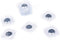 Bluemoona 10 Sets - 13mm 1/2" Hidden Invisible Sew-In Magnetic Snap PVC Closure Purse Fastener...