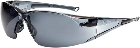 Bollé Safety 253-RH-40071 Rush Safety Eyewear with Rimless Frame and Smoke Anti-Fog/Anti-Scratch Lens...