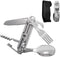 Outdoor Camping Utensil Set, Multi Tools 6 in 1 Stainless Steel Camping Spoon Fork Knife Combo, Vonhen Portable Travel Cutlery Set, Detachable Hik...
