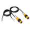 Photoelectric Switch Sensor,1 Pair M18 Through-Beam Reflection Optical Photoelectric Beam Sensor,NPN NO (Normally Open) 6-36VDC Photoelectric Swit...