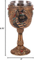 Pacific Giftware Egyptian Royalty Bastet 7oz Wine Goblet with Removable Stainless Steel Insert...