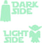 nacnic Star Wars (Glow in The Dark Sticker) - Wall Decals Vinyls for Home Wall Kids Bedroom Children Decoration...