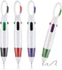 Retractable Shuttle Pens, 4 Count 4-in-1 Multicolor Ballpoint Pens 1.0mm Retractable Pens with Carabiner Clip Ballpoint Gift Pens for Office Schoo...