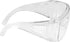 HOME-X Anti-Fog Safety Glasses with Protective Edges for Debris, Clear Safety Glasses for Construction, Shooting, or Outdoor Protection, 6" L x 5 ...