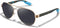 CARFIA Wide Temples Pilot Sunglasses for Men Polarized UV400 Protection Classic Trendy Style Eyewear CA5378...