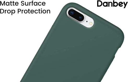 for iPhone 7 Plus / 8 Plus Case, Premium Real Liquid Silicone Stain-Resistant Phone Case, Heavy Duty Shockproof Slim Solid Color Cover, 5.5-inch F...