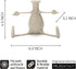 Florino – Friendly Flower Vase Modern Home Décor Vase for Flowers Unique Gifts by Peleg Design (Stone)...