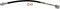 Dorman H381286 Front Passenger Side Brake Hydraulic Hose Compatible with Select Ford Models...