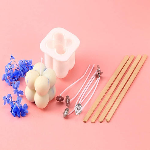 2 Pack of Candle Mold, Very Cute Silicone Mold with 20 Wicks Included for Candle Making, Soap Mold for Soap Making....