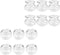 12 Pcs Miniature Fish Bowls Simulated Mini Fish Tank Miniature Glass Goldfish Bowl for Mini House Desktop Office Desk Accessories...