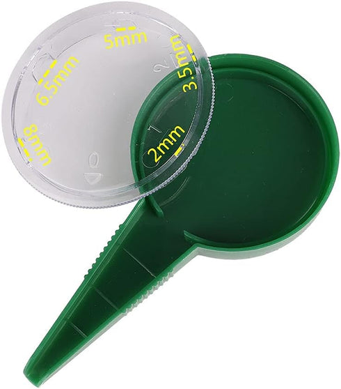 Mumusuki 2PCS Garden Plant Seed Dispenser Sower Planter Seed Dial 5 Different Settings Seeder Gardening Tools...
