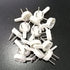 10Pcs White Non-Marking Hooks Painting Photo Plastic Hanging Hooks Wall Hooks Photo Frame Seamless Hooks Home Decor, Hooks, Industrial Hardware...