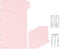 Pink Cash Envelopes A6 Binder Pockets Dividers 6 Tabs PP A6 Binder Inserts with Label Stickers Cash Envelope for Budgeting A6 6-Ring Budget Binder...