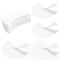 100 Pcs Eyeshadow Shields Eyeshadow Stencils Lint Free Under Eye Pads Prevent Makeup Residue, Eye Shadow Makeup Patches for Eyeliner, Eyelash Exte...