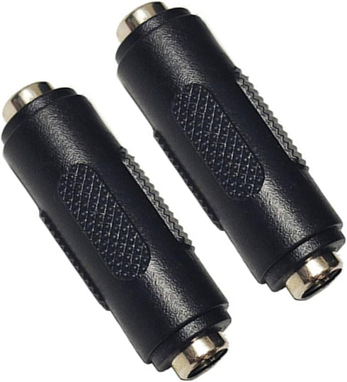 10PCS DC Power Connector Adapter 12V 5.5mm x 2.1mm, 12/24V Female to Female Power Jack Socket for Led Strip CCTV Security Camera Cable Wire Ends P...