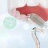 S-Shape Toothbrush Scientific Vertical Brush for Adults Men and Women Soft-Bristled Tongue Coating Interdental Brush for Cleaning and Massaging Gu...