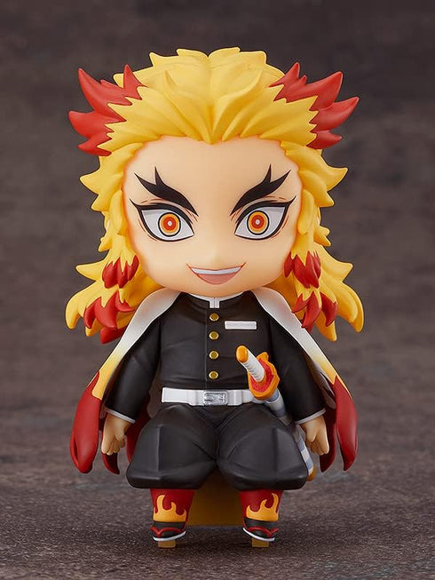 Good Smile Demon Slayer: Kimetsu no Yaiba: Kyojuro Rengoku Nendoroid Swacchao! Action Figure, Multicolor...