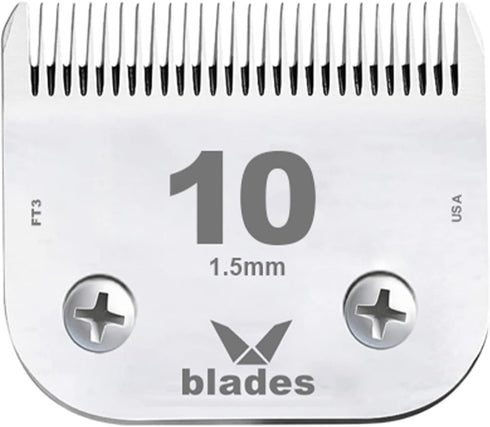 Ceramic Blade Dog Grooming Detachable Compatible with Andis Hair Clippers (#10:1/16"(1.5mm))...