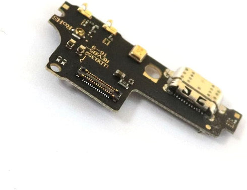 USB Charger Charging Port Dock Connector Ribbon Flex Cable PCB Board Replacement Compatible with Motorola Moto One P30 Play XT1941...