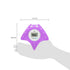 Famidoc Baby Bath Thermometer with Room Thermometer New Upgraded Sensor Technology for Baby Bath Tub Floating Toy Thermometer (Purple)...