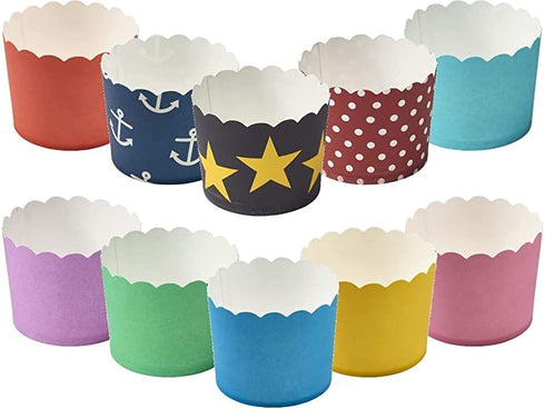 DecoPac Lilac Scalloped Baking Cups, Pack of 50, Perfect For Delicious Cupcakes, Delicate Scalloped Edge, 50 Oven Safe Cupcake Cases,50 Count(Pack...