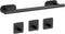 JiGiU 16-Inch Towel Bar, Self Adhesive Towel Holder with 3 Packs Towel Hooks, Bath Towel Bar Rack SUS304 Stainless Steel Wall Mount Bathroom Hardw...