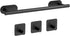JiGiU 16-Inch Towel Bar, Self Adhesive Towel Holder with 3 Packs Towel Hooks, Bath Towel Bar Rack SUS304 Stainless Steel Wall Mount Bathroom Hardw...
