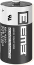 EEMB ER14250 Battery 1/2AA 3.6V Lithium Battery Li-SOCL? Non-Rechargeable XL-050F SB-AA02 LS14250 for Dog Collar Meter Sensor Movement Monitor/Hom...