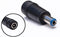 OMNIHIL Adapter Plug Converter 5.5 millimeters x 2.1 millimeters Female Plug to 5.5 millimeters x 2.5 millimeters Male Plug...