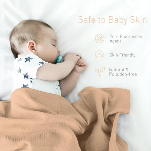 Newborn Baby Swaddle Blanket Unisex Swaddle Wrap Soft Silky Muslin Swaddle Blankets Neutral Receiving Blanket for Newborn Boys and Girls Large 47 ...