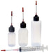 Plastic Squeeze Bottles 1oz, 2oz, 4oz, and 10ML All 1.5" Stainless Applicators Gun Rifle Shotgun Pistol Cleaning and Smithing Kit...
